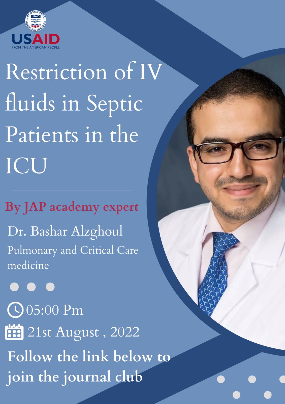 Restriction of IV fluids in Septic Patients in the ICU Journal Club