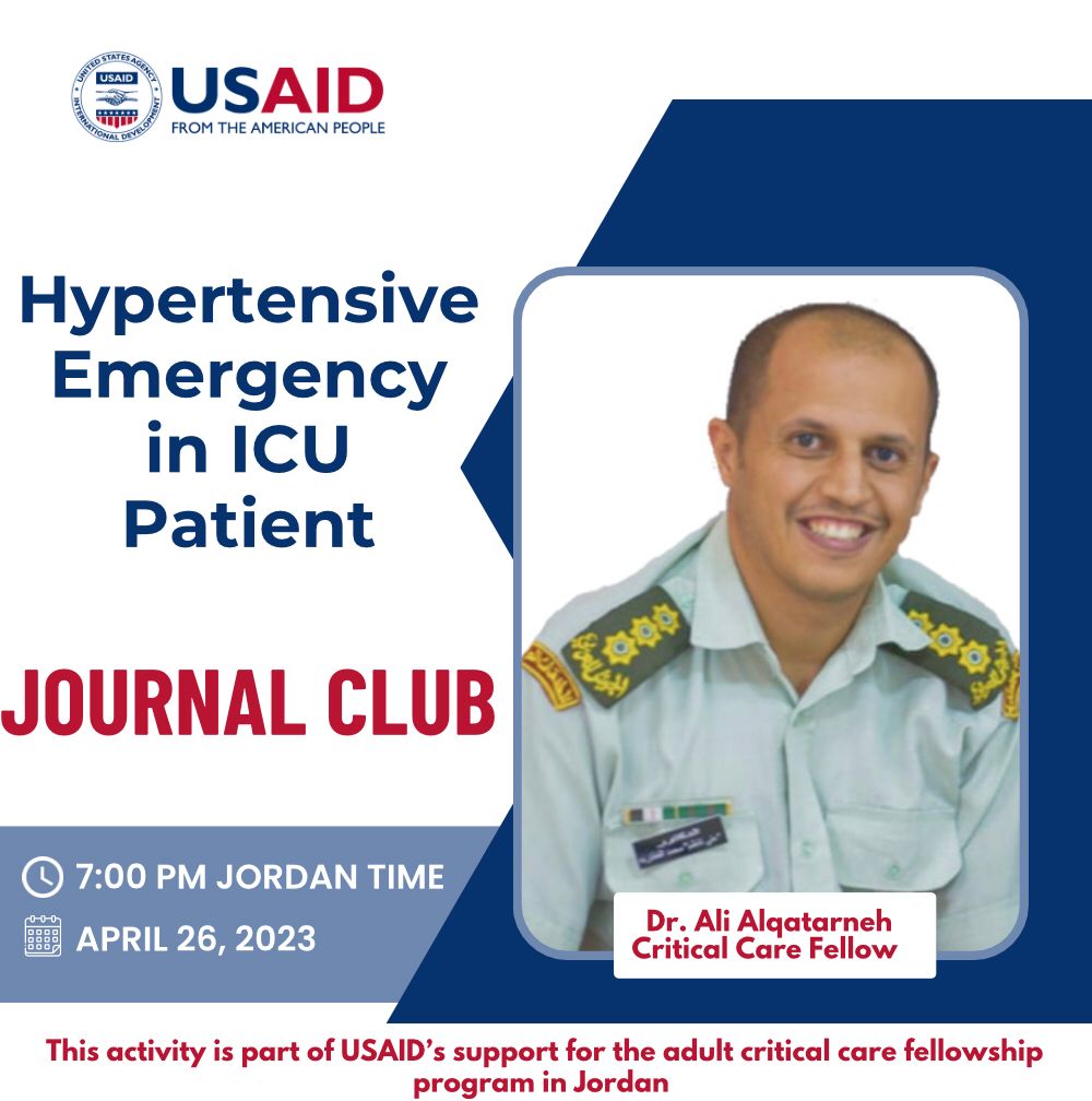 "Hypertensive Emergency in ICU Patient" Journal Club