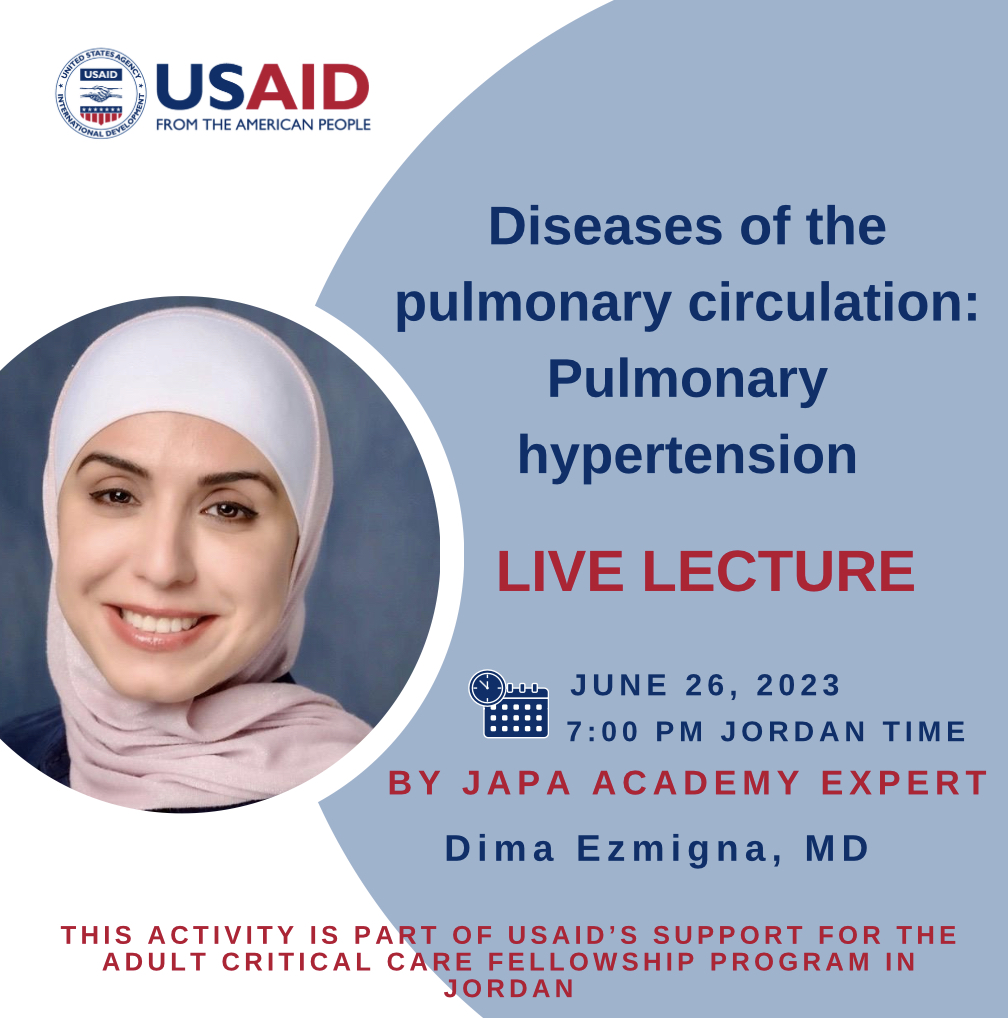 “Diseases of the Pulmonary Circulation: Pulmonary Hypertension” Live Lecture