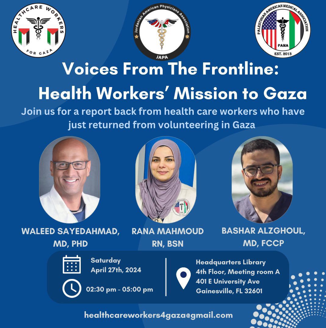Voices from the frontline: Health workers’ mission to Gaza
